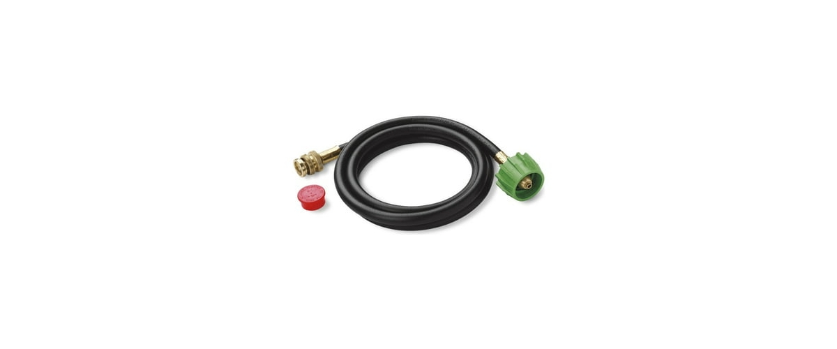 6501 Adapter Hose For Q-Series And Gas Go-Anywhere Grills, 6-Feet - Black