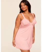 Adore Me Plus Size Primrose Slip Dress - Light pink