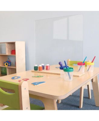 Acrylic Tabletop Partition - 23" Wide