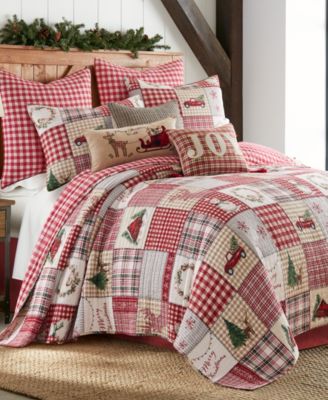 Home for Christmas Festive Plaid 2-Pc. Quilt Set, Twin/Twin XL
