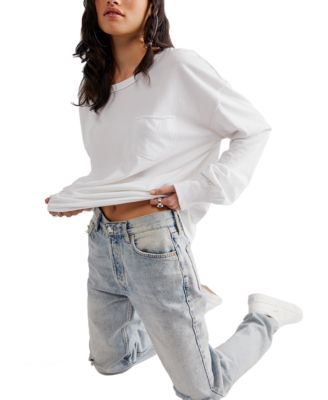 Women's Fade Into You Long-Sleeve Cotton T-Shirt