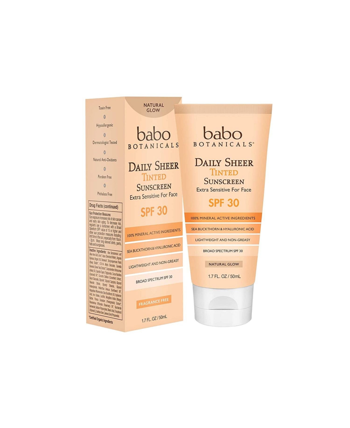 - sunscreen and daily Tinted Spf30 - 1 Each - 1.7 Oz