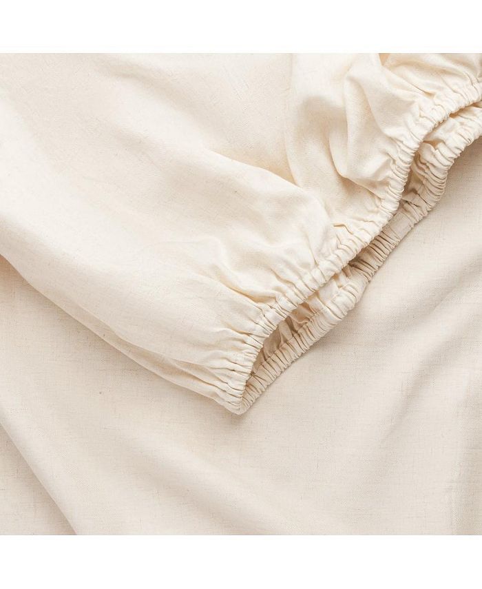 Cozy Earth Linen Fitted Sheet, Full Macy's
