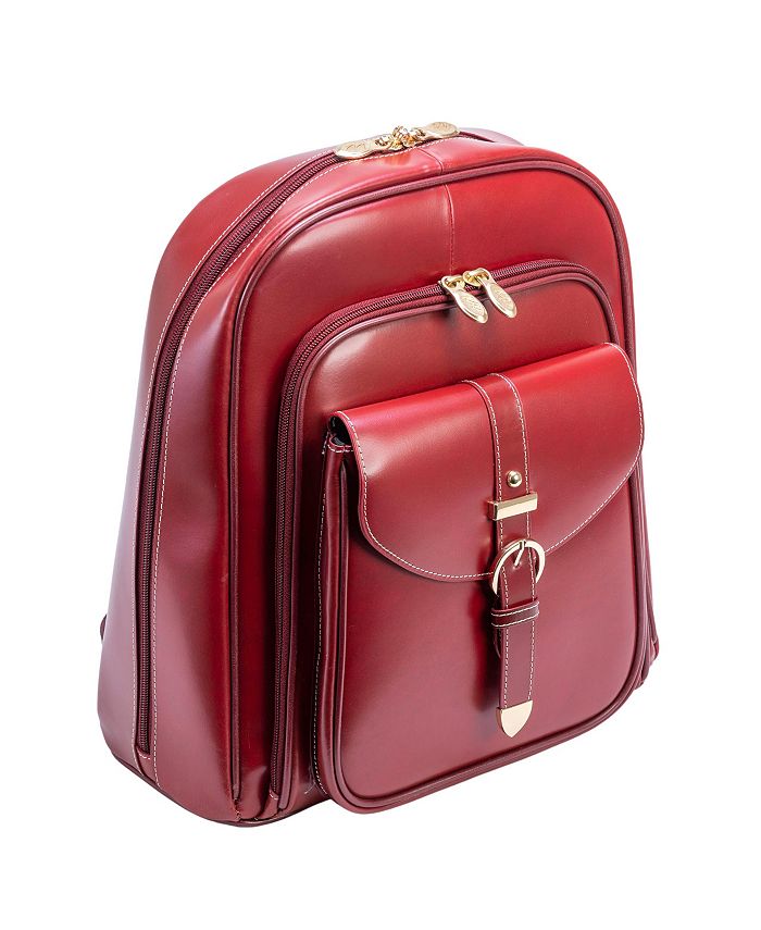 McKlein Olympia Leather Business Laptop Tablet Backpack & Reviews ...