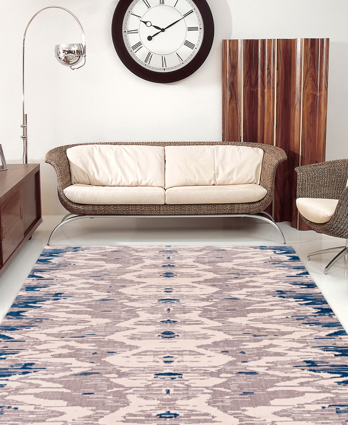 Km Home Dora 504 9' X 12' Area Rug In Slate