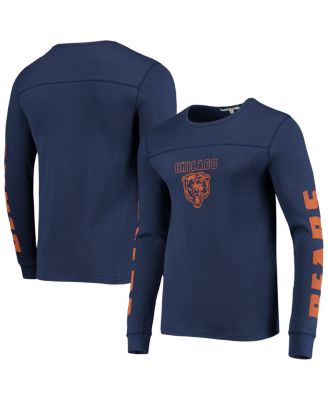 Nike Men's Chicago Bears Athletic Long Sleeve Raglan T-Shirt - Charcoal & Navy - S (Small)