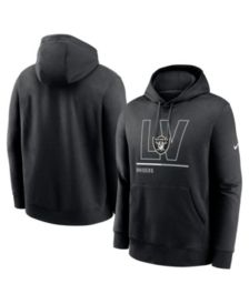 Men's Las Vegas Raiders Nike Black RFLCTV Chevron Pullover Hoodie