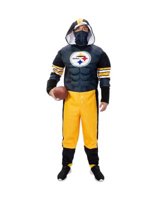 Men's Black Pittsburgh Steelers Game Day Costume