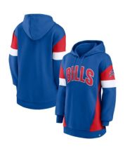 Buffalo Bills WEAR by Erin Andrews Women's Lace-Up Pullover Hoodie - Royal