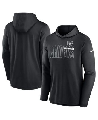 Men's Black Las Vegas Raiders Performance Team Pullover Hoodie