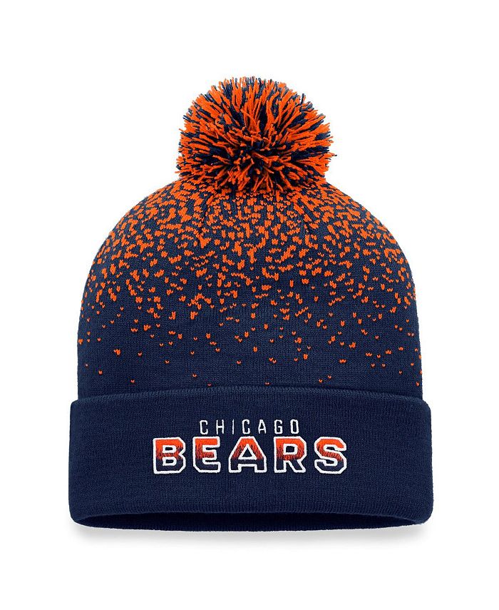 Fanatics Men's Branded Navy Chicago Bears Iconic Gradient Cuffed Knit
