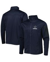 : Dallas Cowboys NFL Stadium Color Blocked Youth Wind Breaker  Jacket, Navy/Gray, Small : Sports & Outdoors