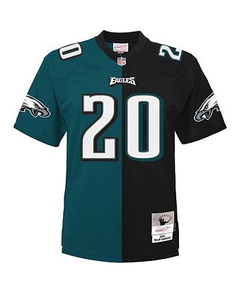 Men's Mitchell & Ness Brian Dawkins Midnight Green/Black Philadelphia Eagles Big Tall Split Legacy Retired Player Replica Jersey