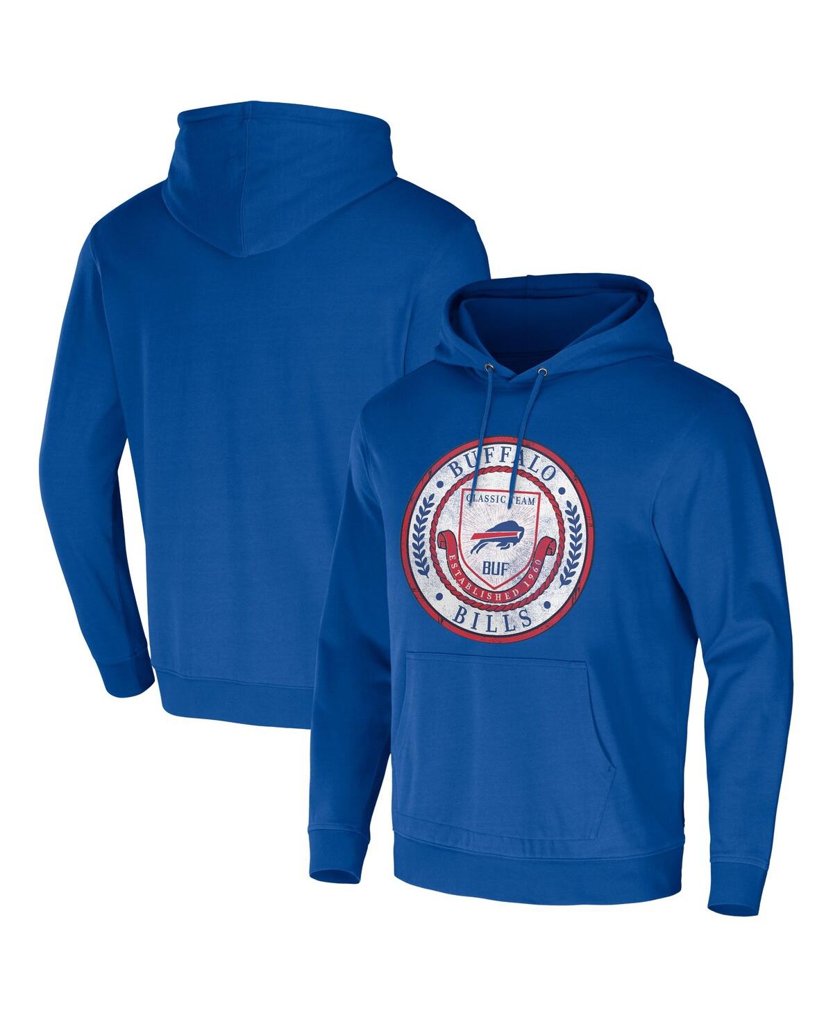 Fanatics Men's Nfl X Darius Rucker Collection By  Royal Los Angeles Rams Washed Pullover Hoodie In Royal
