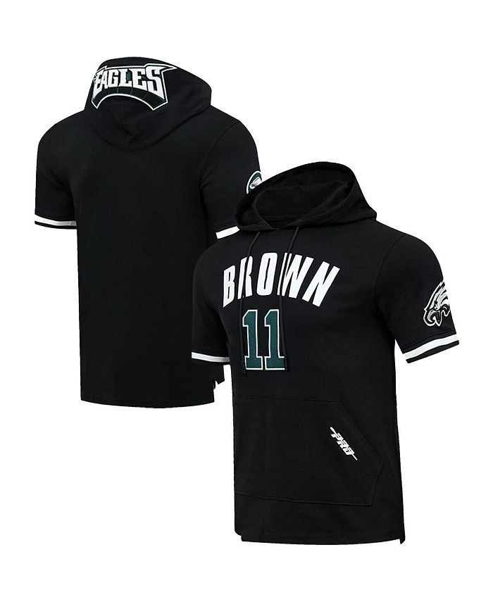 Men's Philadelphia Eagles A.J. Brown Nike Black Player Name & Number T-Shirt