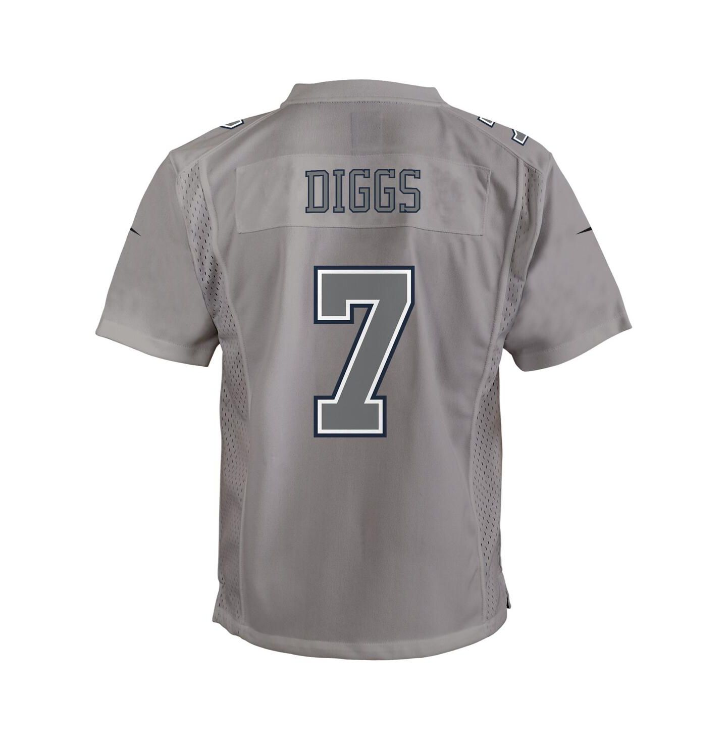 Детская игровая джерси Nike Trevon Diggs Dallas Cowboys Atmosphere, Gray — фото 2