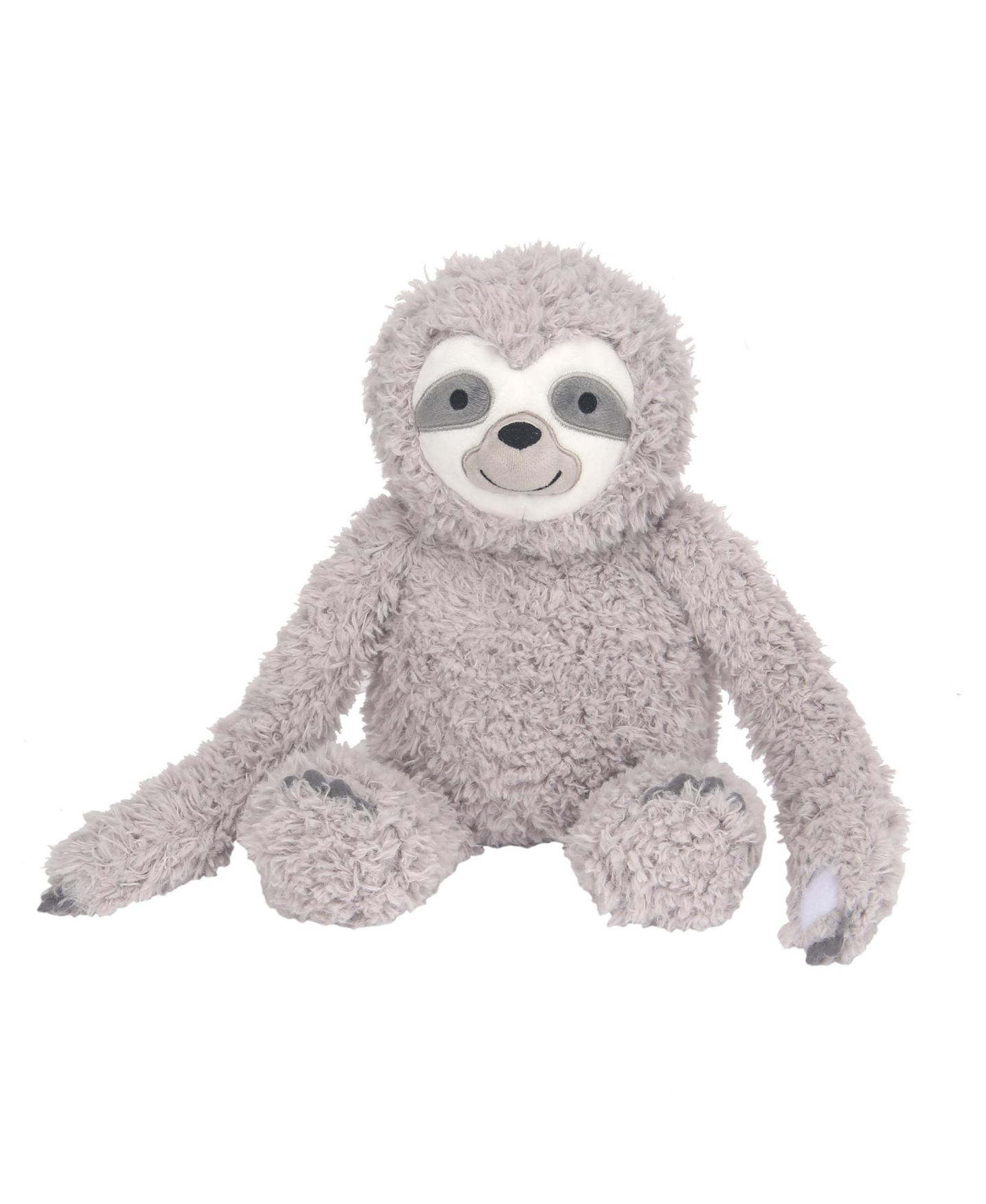 Детская мягкая игрушка Lambs & Ivy Sloth Plush Gray Stuffed Animal Toy - Speedy, цвет: Серый — фото 5