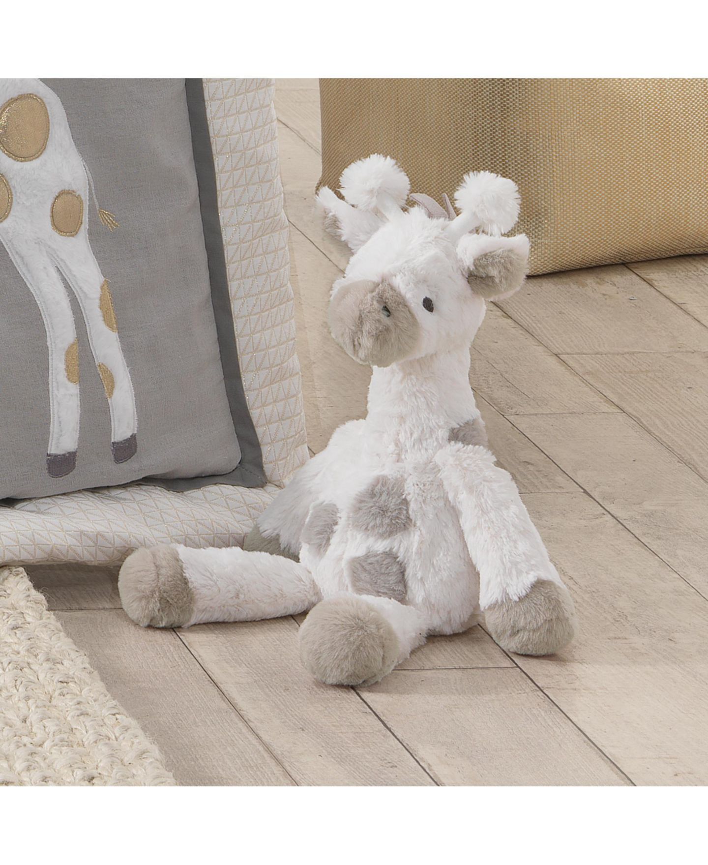 Детская мягкая игрушка Lambs & Ivy Millie 11.5" Minky Giraffe Plush, цвет: Белый — фото 4