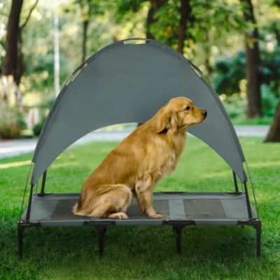 Elevated Pet Bed Dog Foldable Cot Tent Canopy Inst Shelter Outdoor