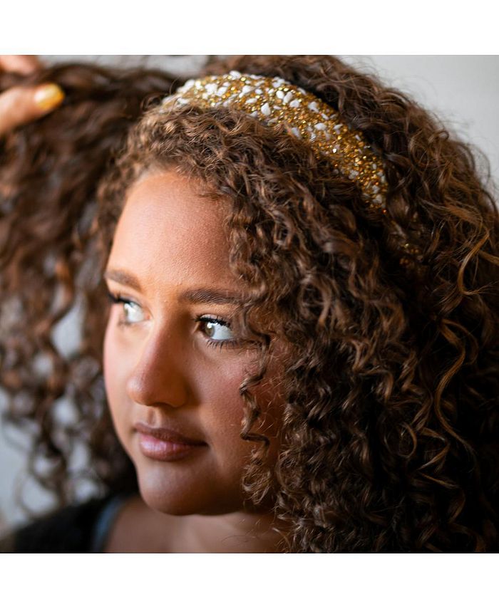 Headbands of Hope Women's All That Glitters Headband Cream + Gold