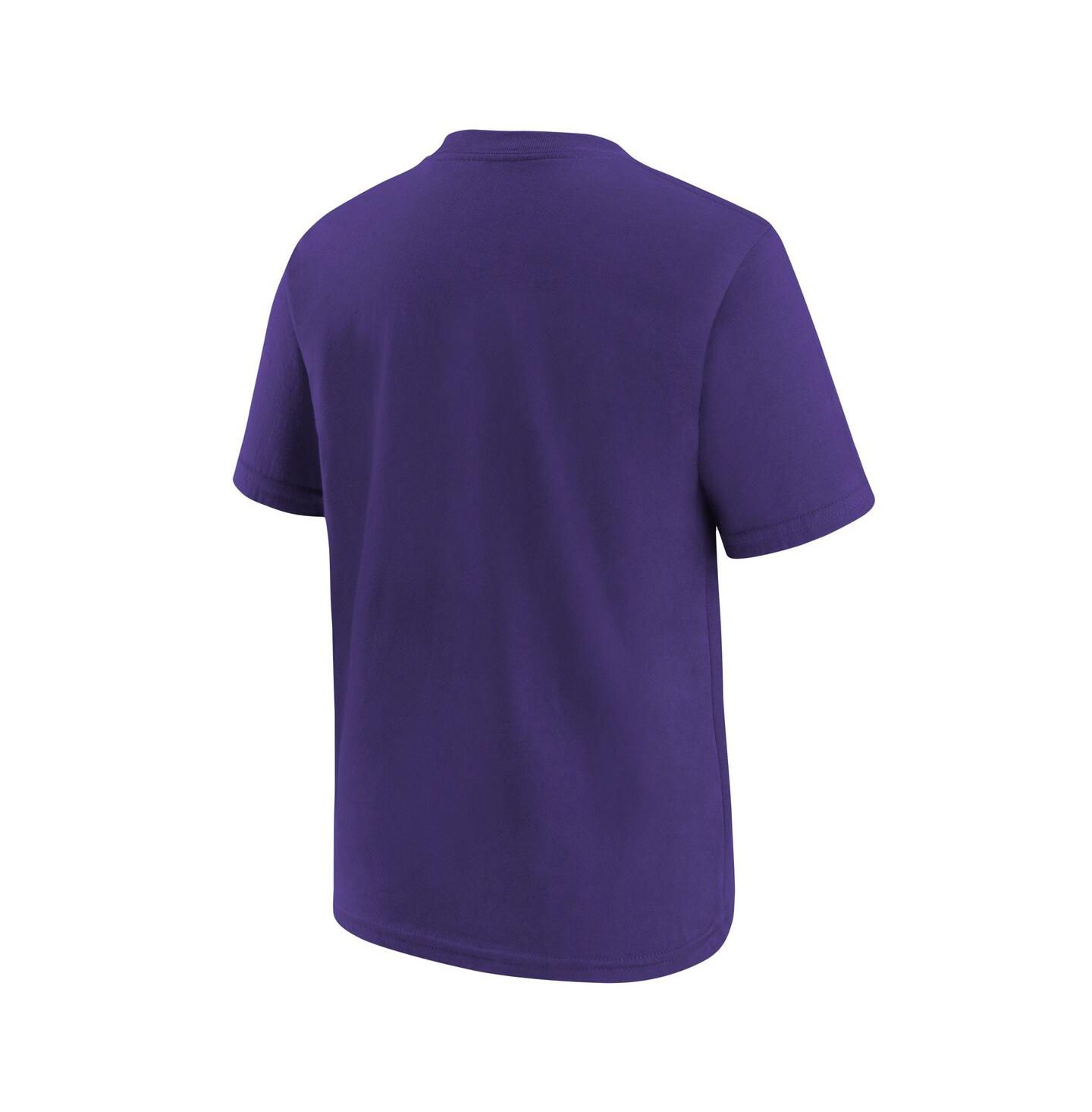 Футболка Nike Purple Minnesota Vikings Logo T-shirt для мальчиков — фото 2