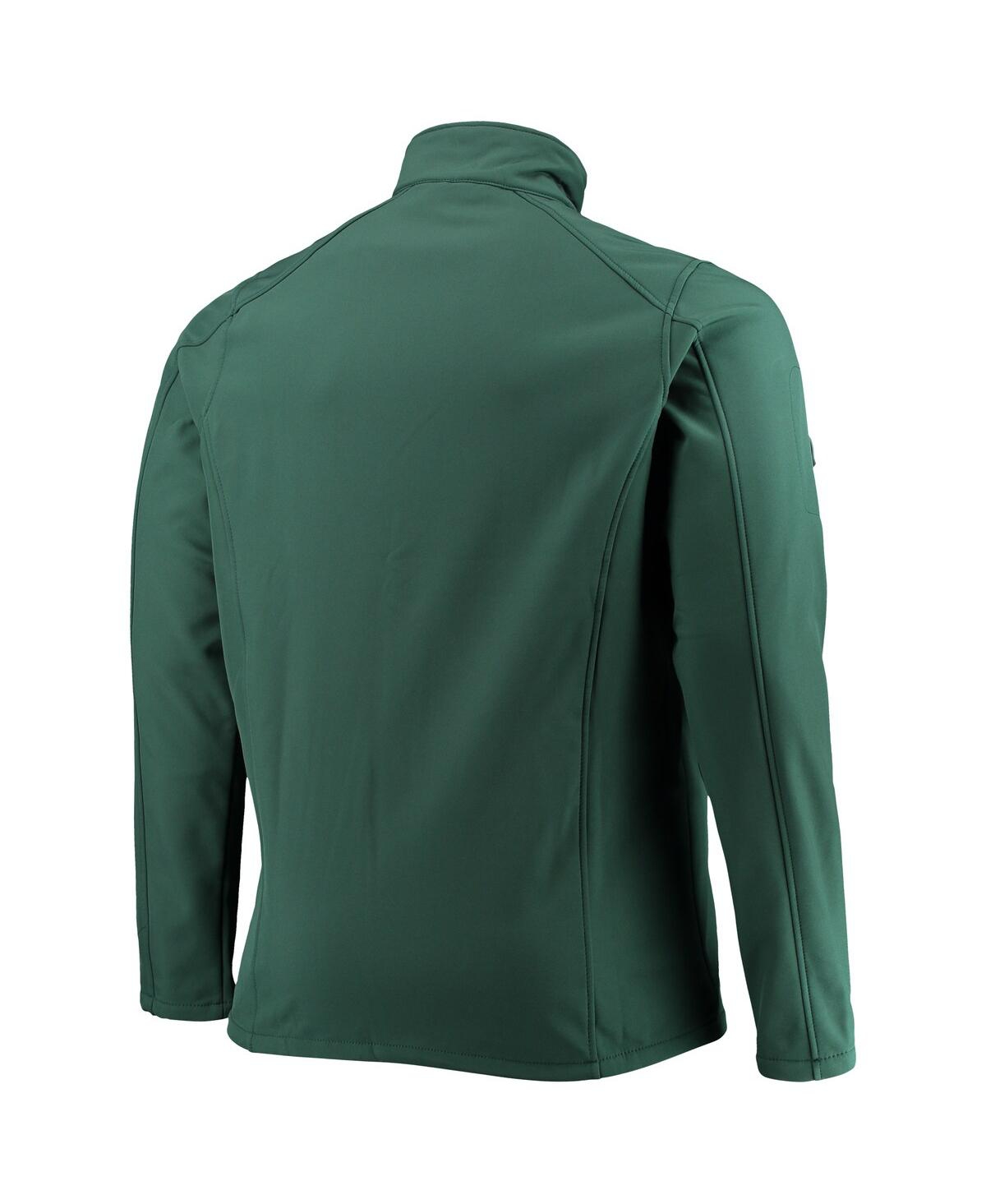DUNBROOKE MEN'S DUNBROOKE GREEN NEW YORK JETS BIG AND TALL SONOMA SOFTSHELL FULL-ZIP JACKET 