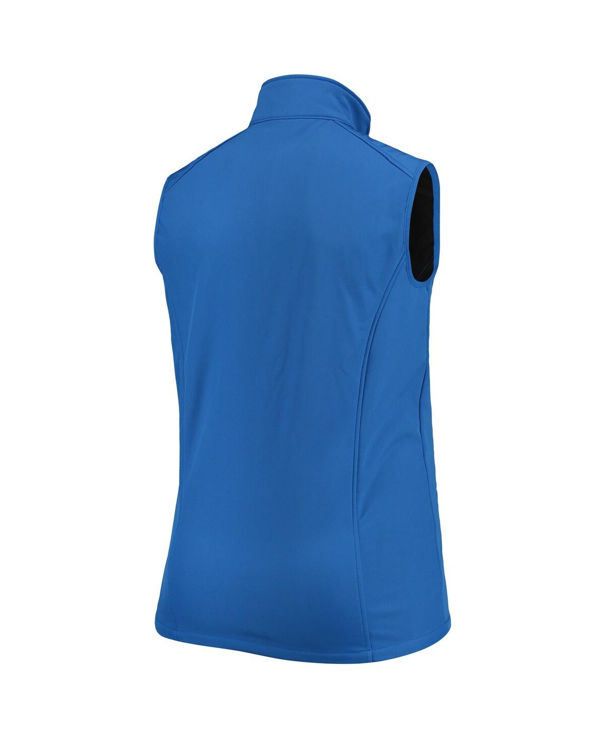 DUNBROOKE MEN'S DUNBROOKE ROYAL LOS ANGELES CHARGERS BIG AND TALL ARCHER SOFTSHELL FULL-ZIP VEST 