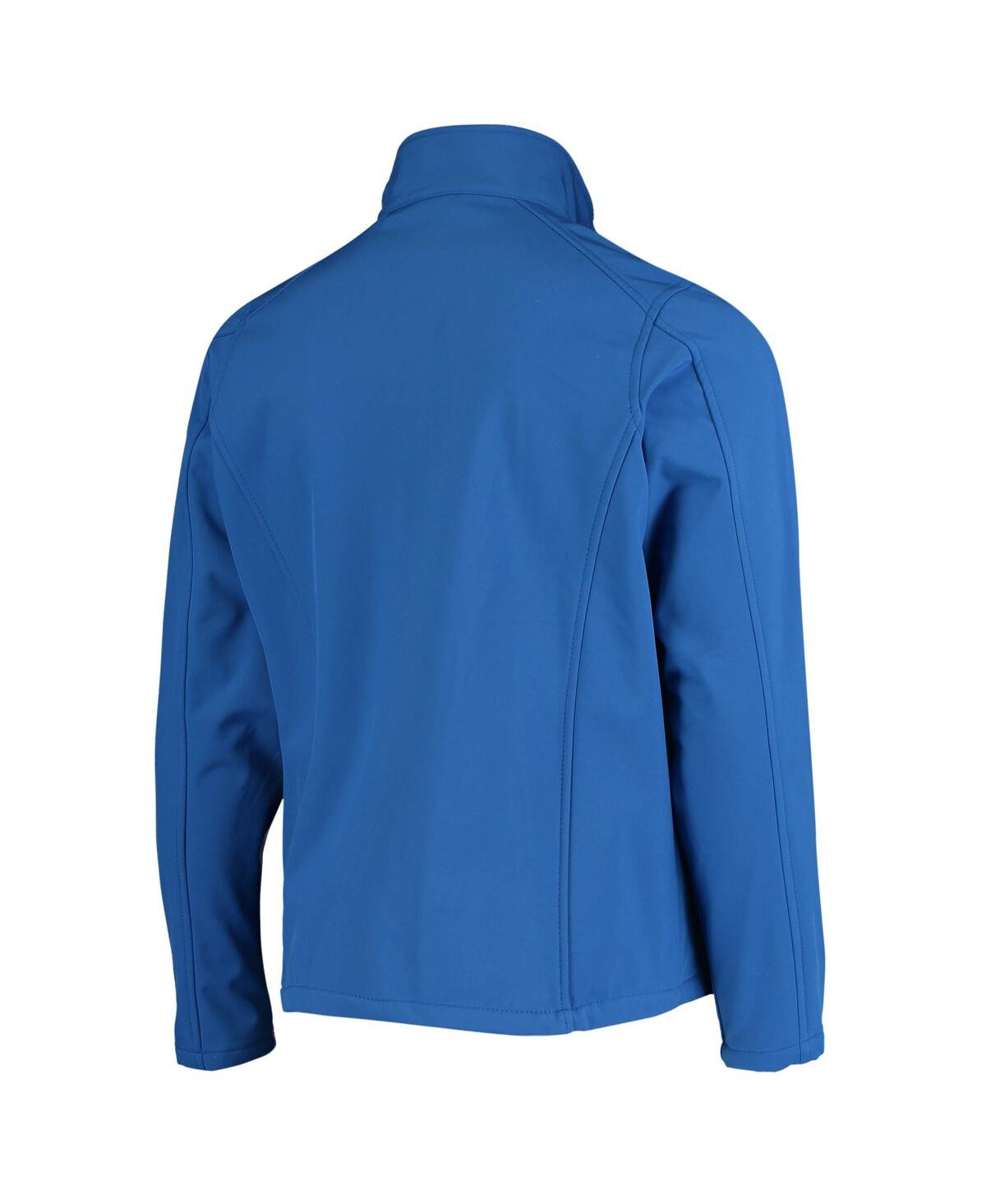 DUNBROOKE MEN'S DUNBROOKE POWDER BLUE LOS ANGELES CHARGERS SONOMA SOFTSHELL FULL-ZIP JACKET 