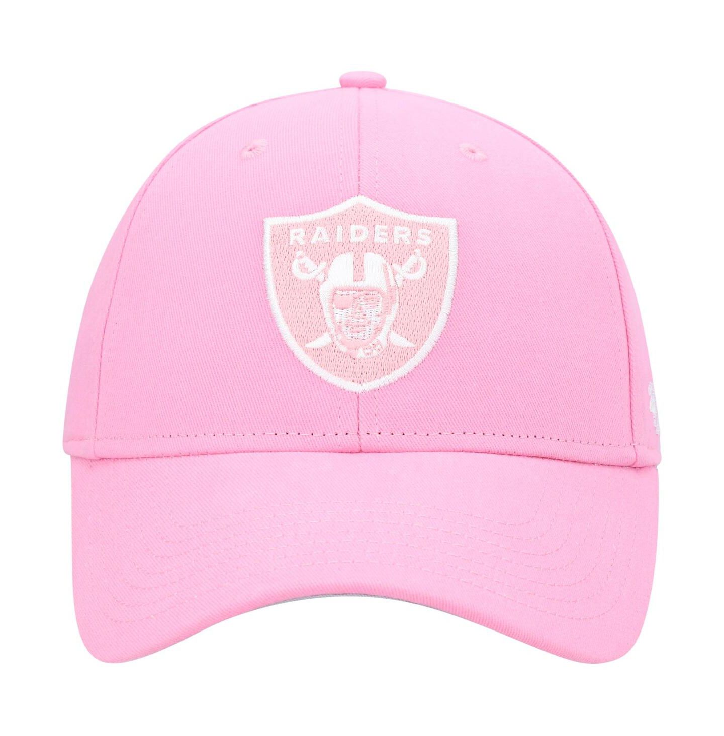 Кепка '47 Brand Pink Las Vegas Raiders Rose MVP Adjustable Hat для девочек — фото 4