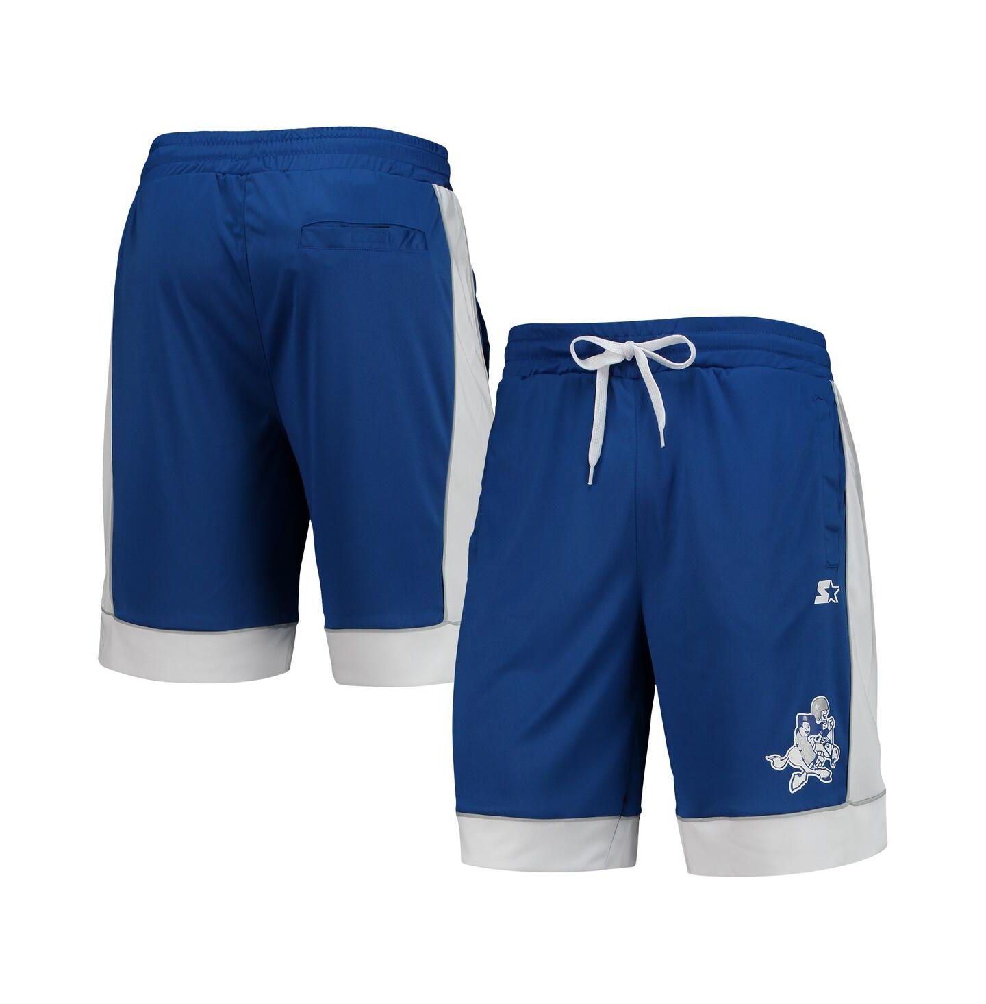Мужские шорты G-III Sports by Carl Banks Royal, White Dallas Cowboys Fan Favorite Fashion — фото 4