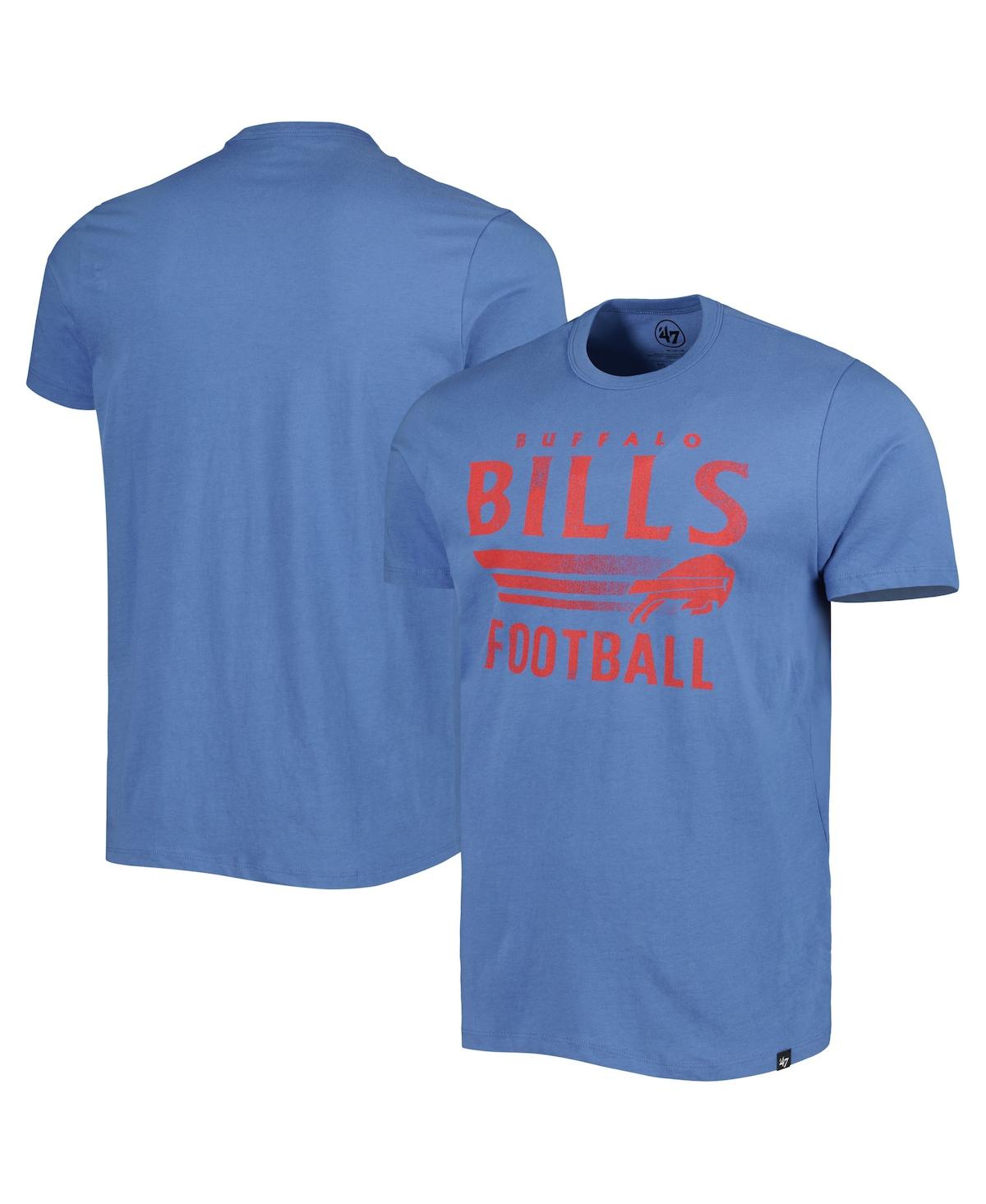 47 Brand Men's ' Royal Buffalo Bills Wordmark Rider Franklin T-shirt
