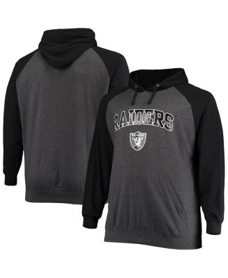 Las Vegas Raiders Nike Dri-Fit Cotton Long Sleeve Raglan T-Shirt - Mens