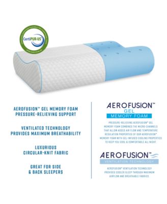 Aerofusion Gel-Infused Memory Foam Pillow, Contour