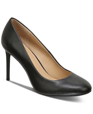 Macy's black pumps deals