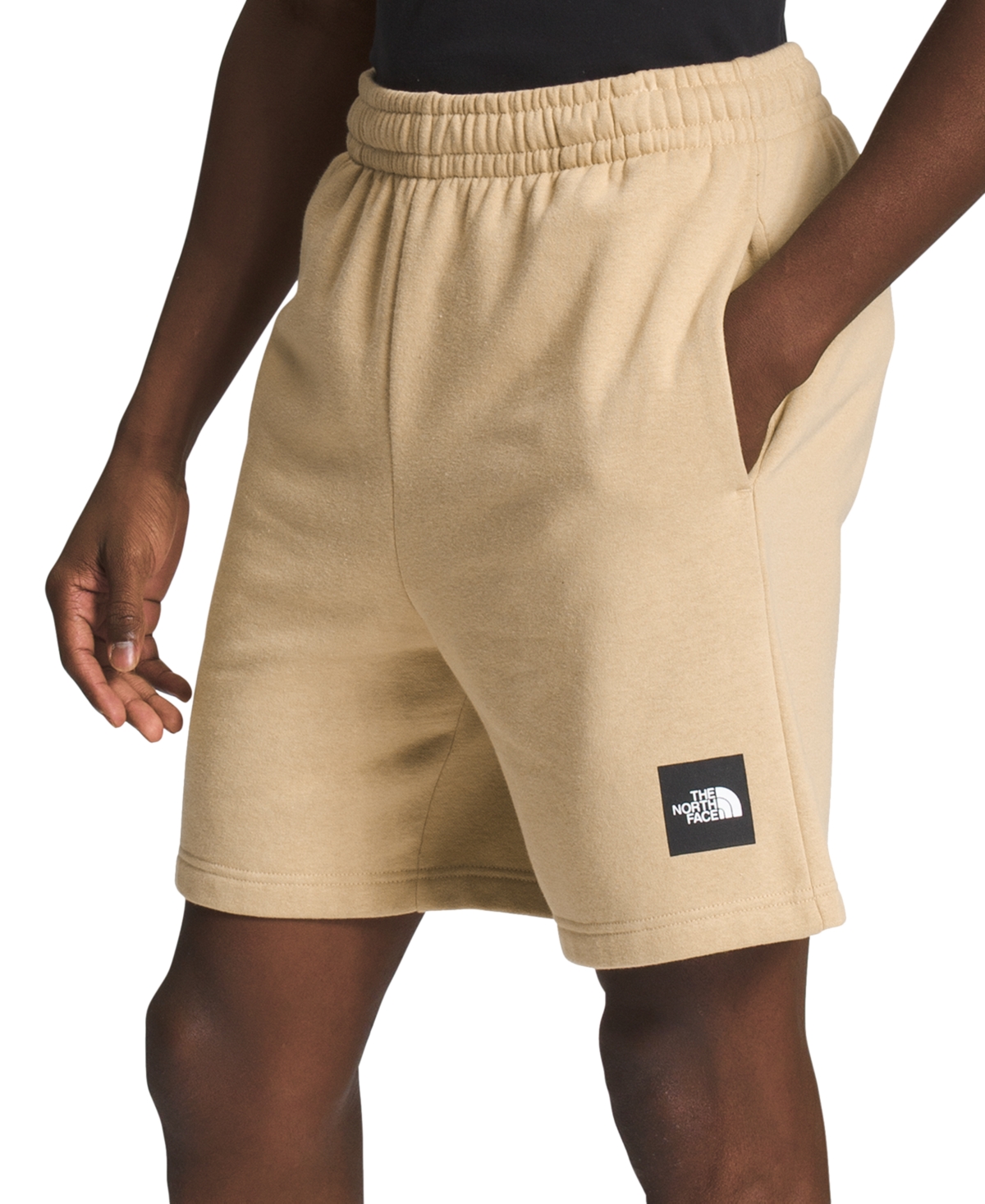 Shop The North Face Men's Box Nse Standard-fit Logo-print Drawstring Shorts In Tnf Black,tnf White
