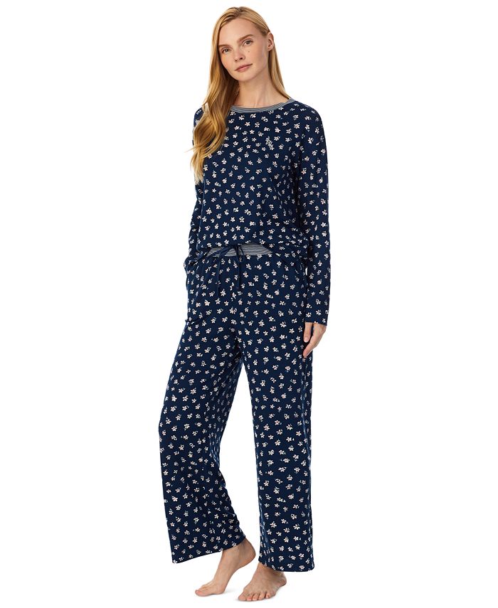 Lauren Ralph Lauren Women's Floral Matching Pajamas Set - Macy's