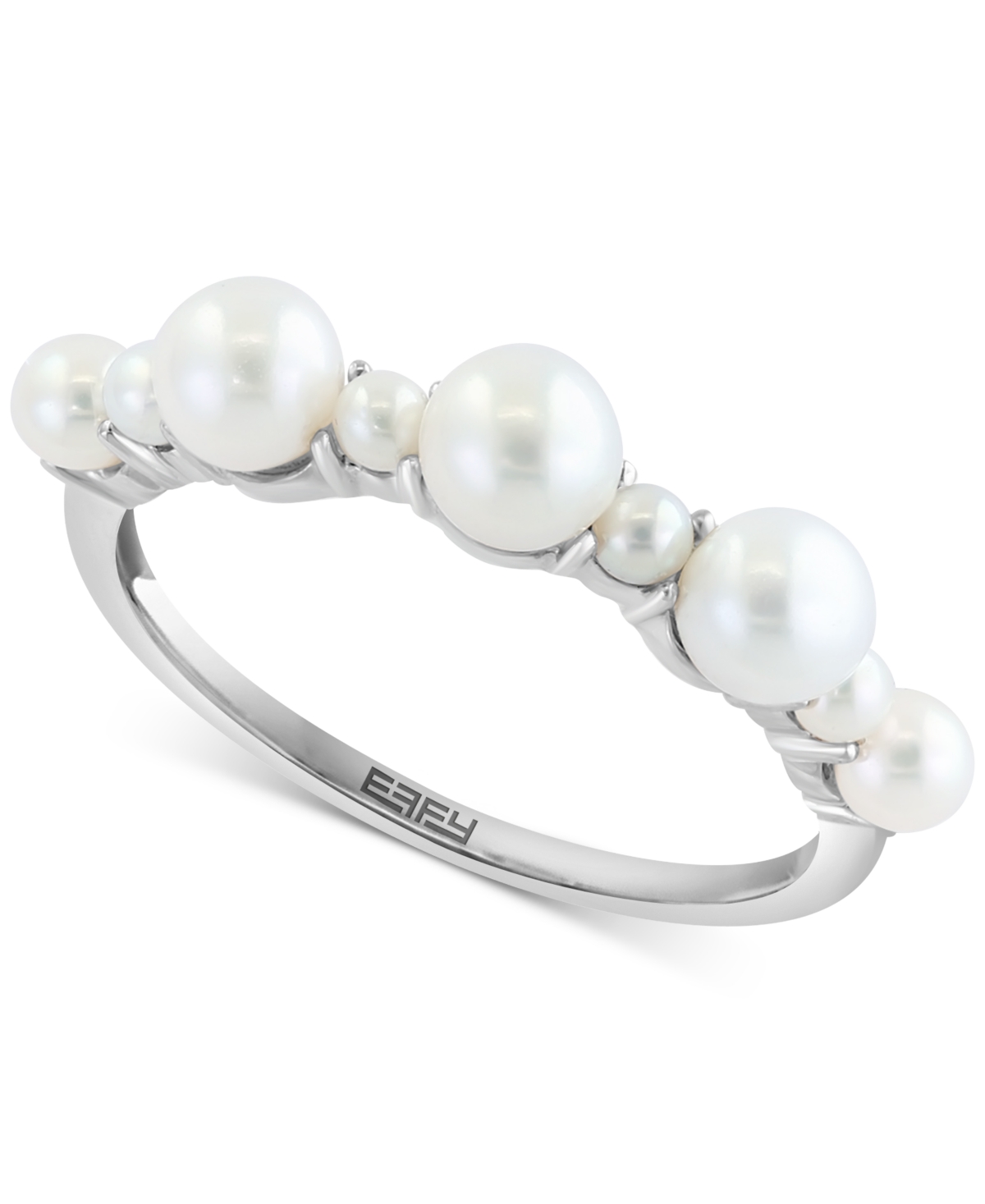 Effy Collection Effy Freshwater Pearl (2-4mm) Ring In Sterling Silver
