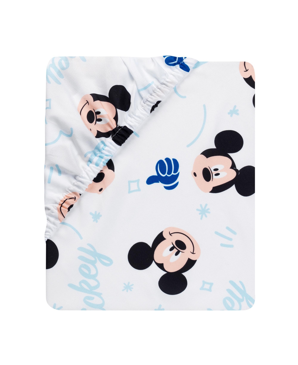 Lambs & Ivy Disney Baby Forever Mickey MouseFitted Sheet - White