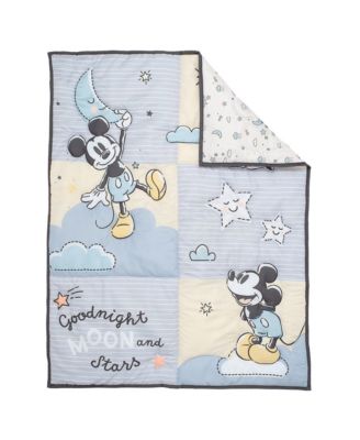 Disney Baby Moonlight Mickey Mouse 3-Piece Nursery Crib Bedding Set
