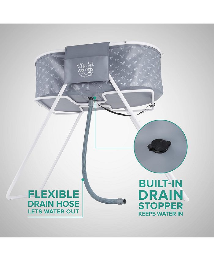 Arf Pets Foldable Dog Bath, Portable Elevated Dog Wash Tub Macy's