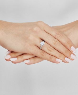 IGI Certified Lab Grown Diamond Engagement Ring (2-1/3 ct. t.w.) in 14k White Gold