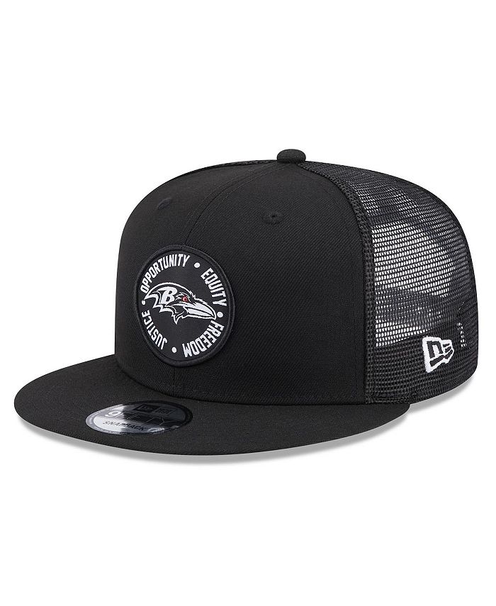 Casquette New Era 9Seventy Trucker - Baltimore Ravens - Snapback, Visière Courbée, 100% Polyester