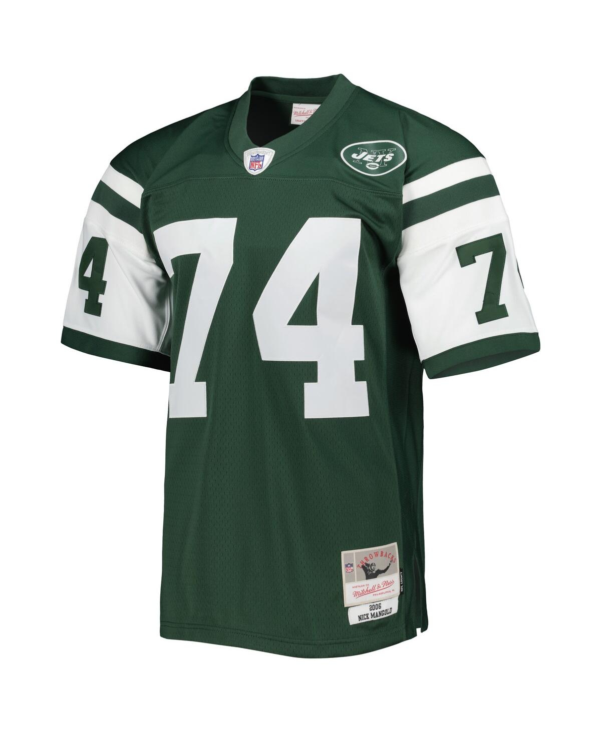 Men's Mitchell & Ness Nick MangoldNew York Jets 2006 Legacy Replica Jersey - Green