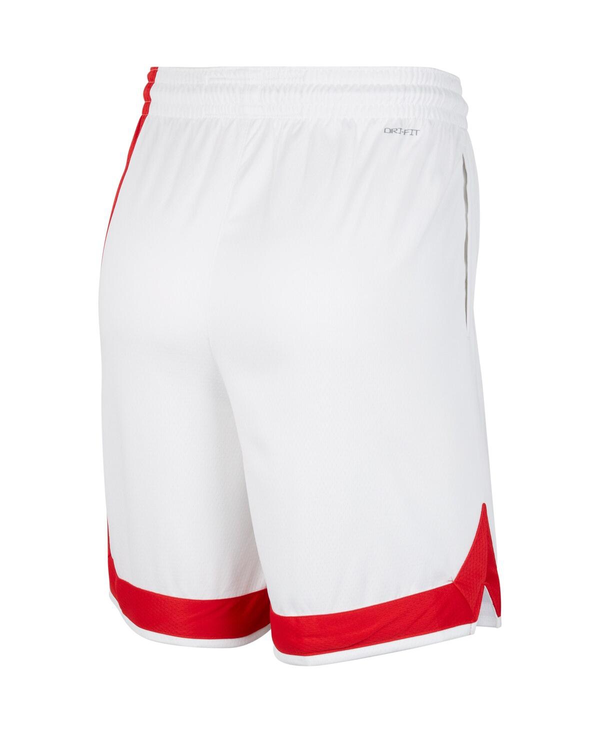 Nike Men's  White, Blue Brooklyn Nets 2022/23 Classic Edition Swingman Performance Shorts In White,blue