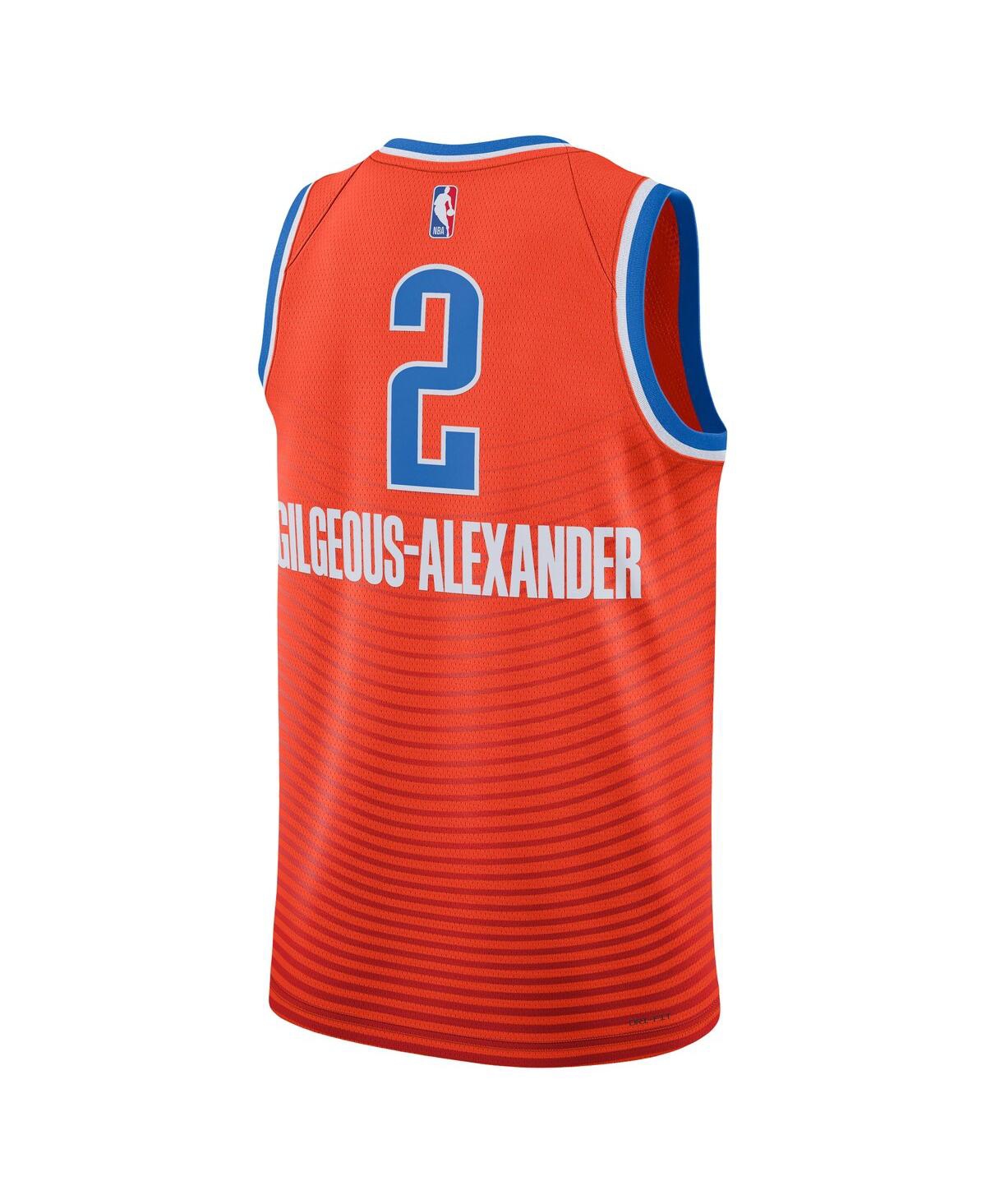 Men's Jordan Shai Gilgeous-AlexanderOklahoma City Thunder Statement Edition Swingman Jersey - Orange