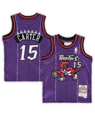 Popular Mitchell & Ness Toronto Raptors Jersey Mens XL Purple Vince Carter 1998-99