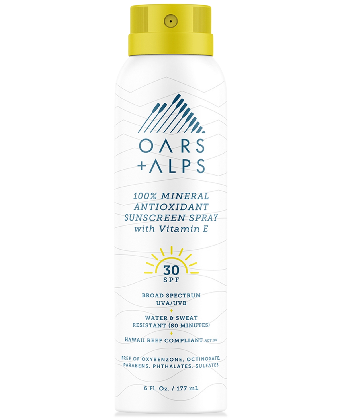 100% Mineral Antioxidant Sunscreen Spray Spf 30, 6 oz.