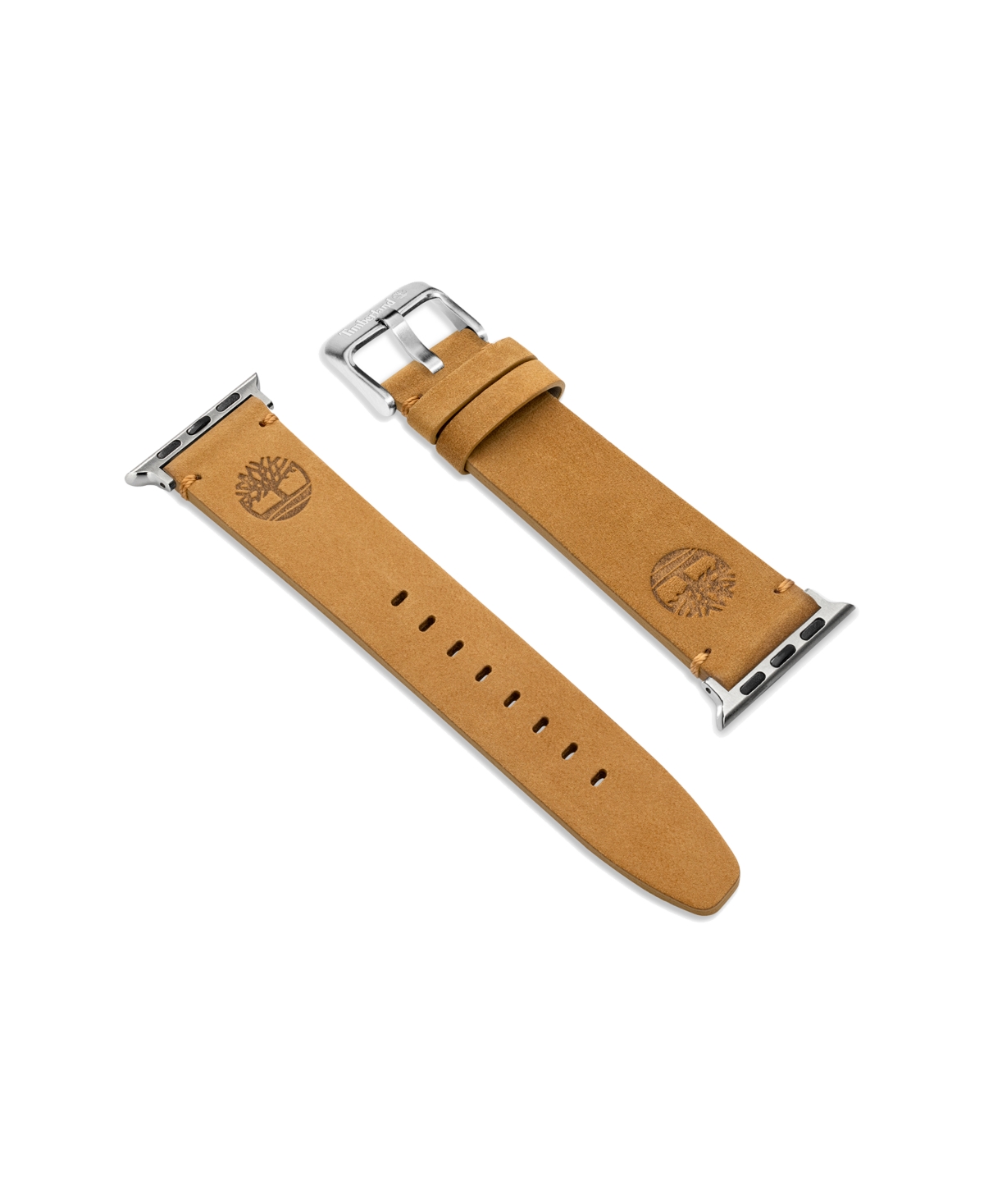 Shop Timberland Unisex Ashby Wheat Genuine Leather Universal Smart Watch Strap 22mm