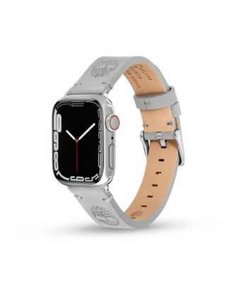 Unisex Ashby Gray Genuine Leather Universal Smart Watch Strap 22mm