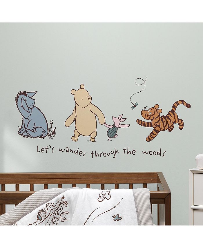 Lambs & Ivy Disney Baby Storytime Pooh Wall Decals / Stickers Winnie